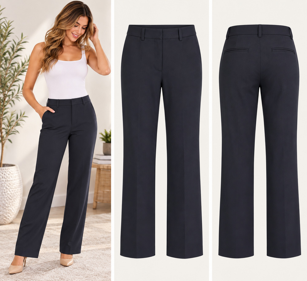 Liz Claiborne Sophie Navy Dress Pants Size 10